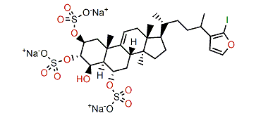 Iodotopsentiasterol sulfate D
